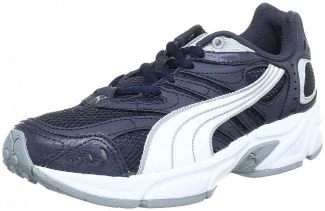 puma xenon 186032 unisex-kinder laufschuhe blau gr. eur 32 uk